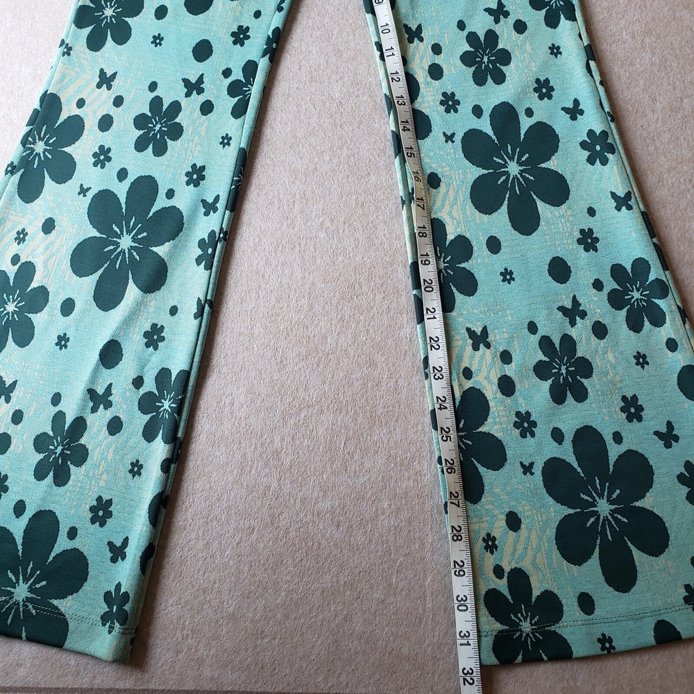 Urban Outfitters Bryn Flare Pants Sz S Hippie Festival Boho Bell Bottoms Flower - Picture 7 of 11